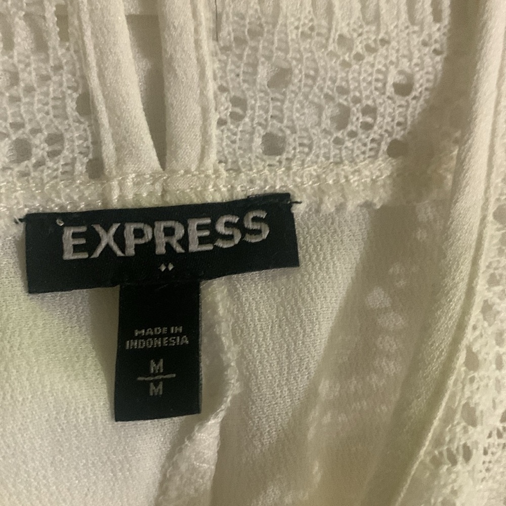Express Off White Blouse - image 4
